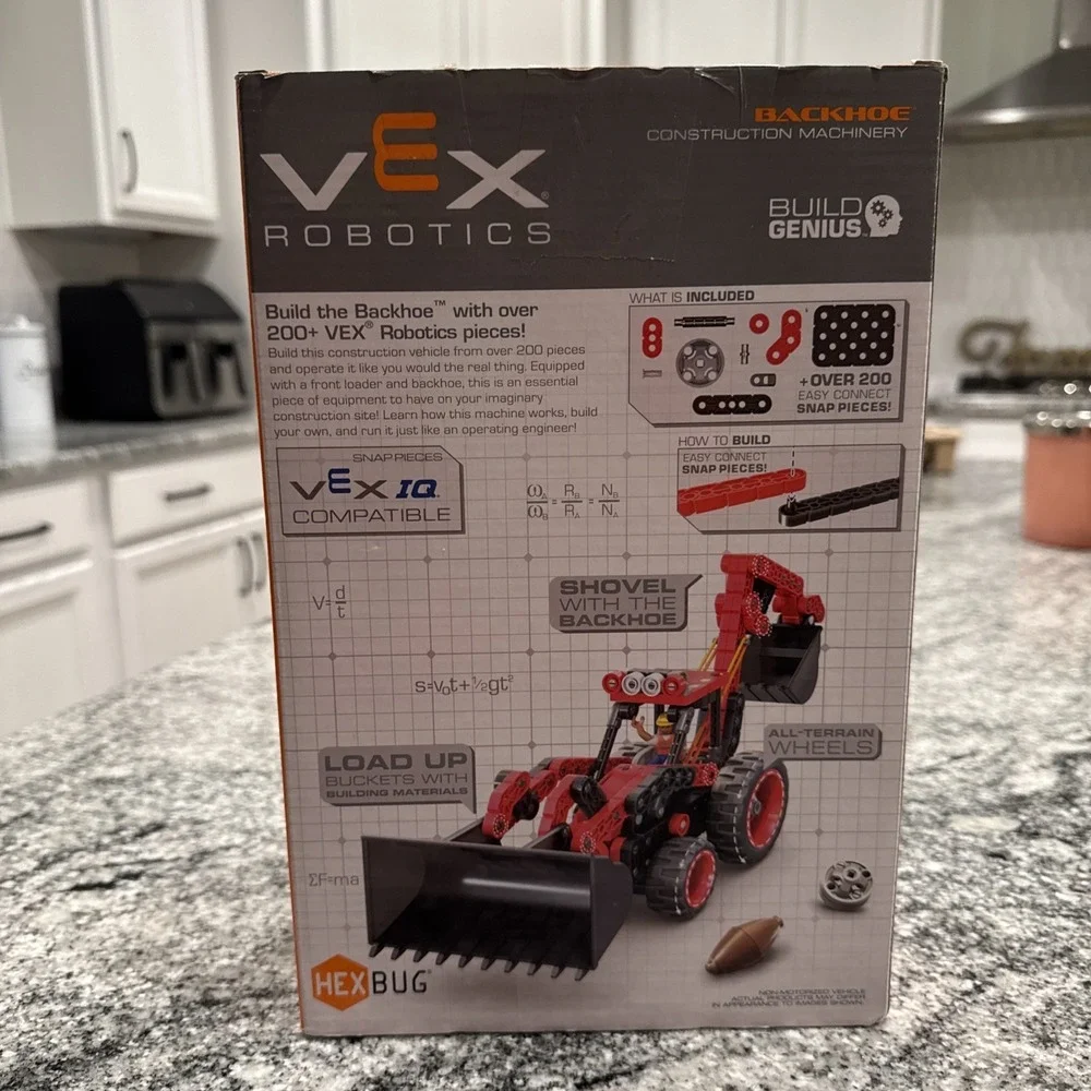 Hexbug VEX Robotics Backhoe Construction Set, Brand NEW Bags Sealed, 200+ #Shelf